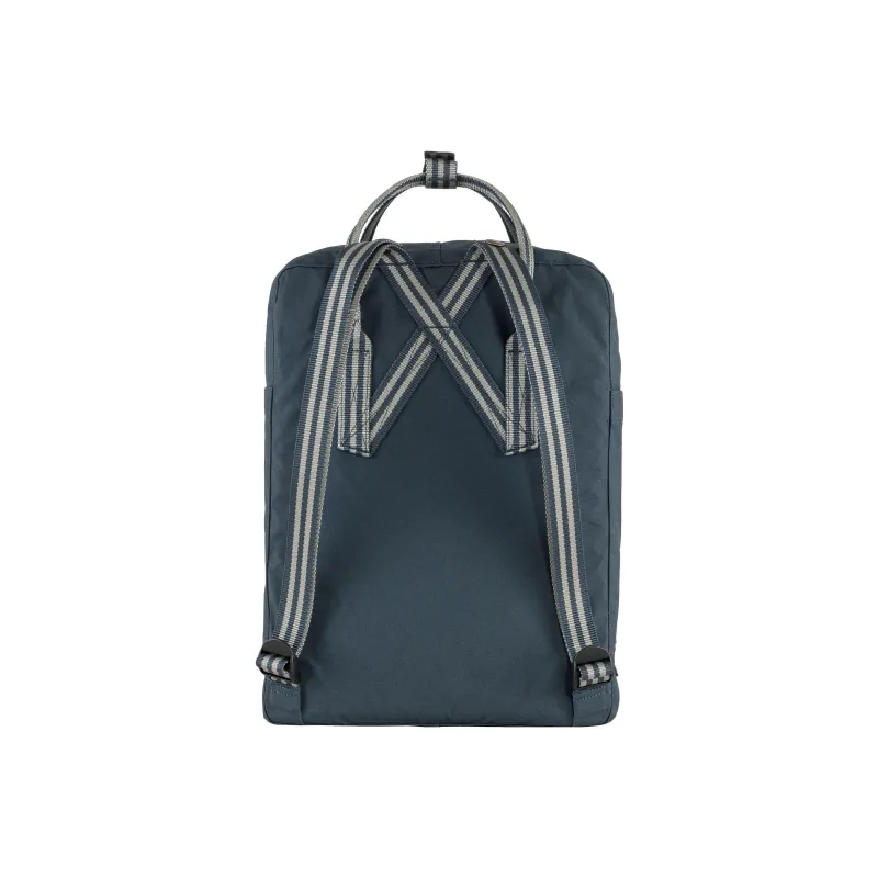 Fjallraven Kanken Polypropylene Backpack Unisex Marine Blue/Long Stripes-2