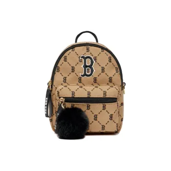 MLB Monogram Collection Polyester Backpack Mini Women's Khaki