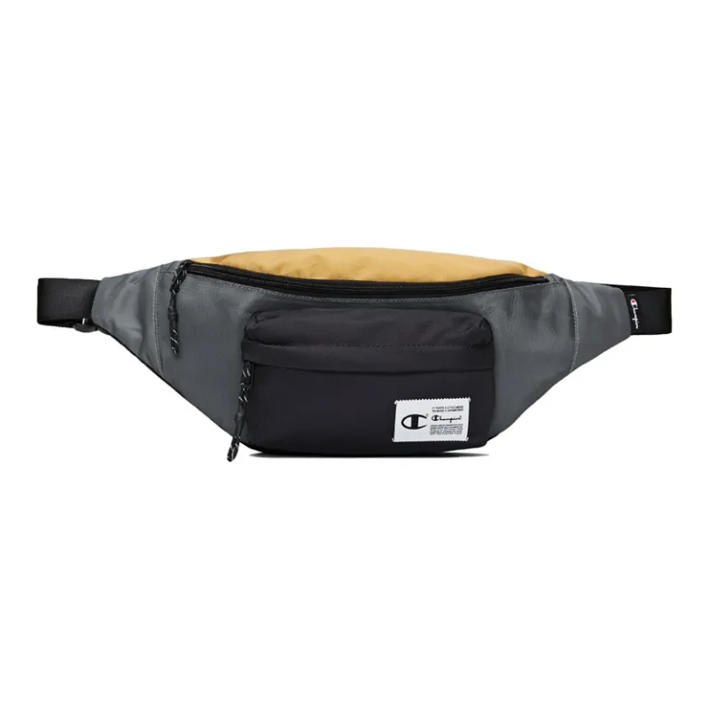Champion Fabric Dumpling Bag One Shoulder Crossbody Fanny Pack Medium Size Unisex Black/Khaki/Green/Dark Khaki-8