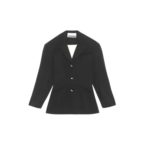 GANNI Business Suit Women's Black