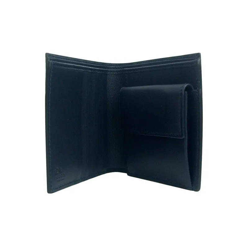 GUCCI Leather Coin Purse Wallet Regular Men's Marine Blue-4