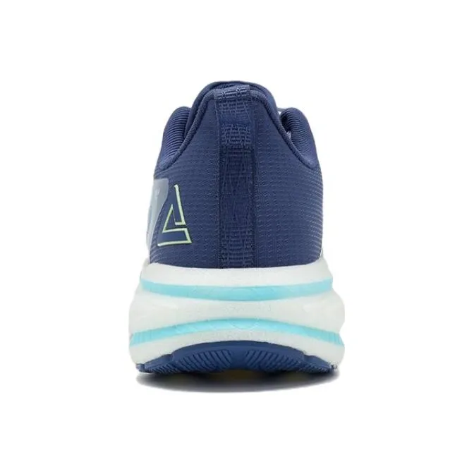 PEAK Shock Absorbing, Non Slip, Wear Resistant, Breathable And Lightweight Low Top Running Shoes Men's Blue White-3