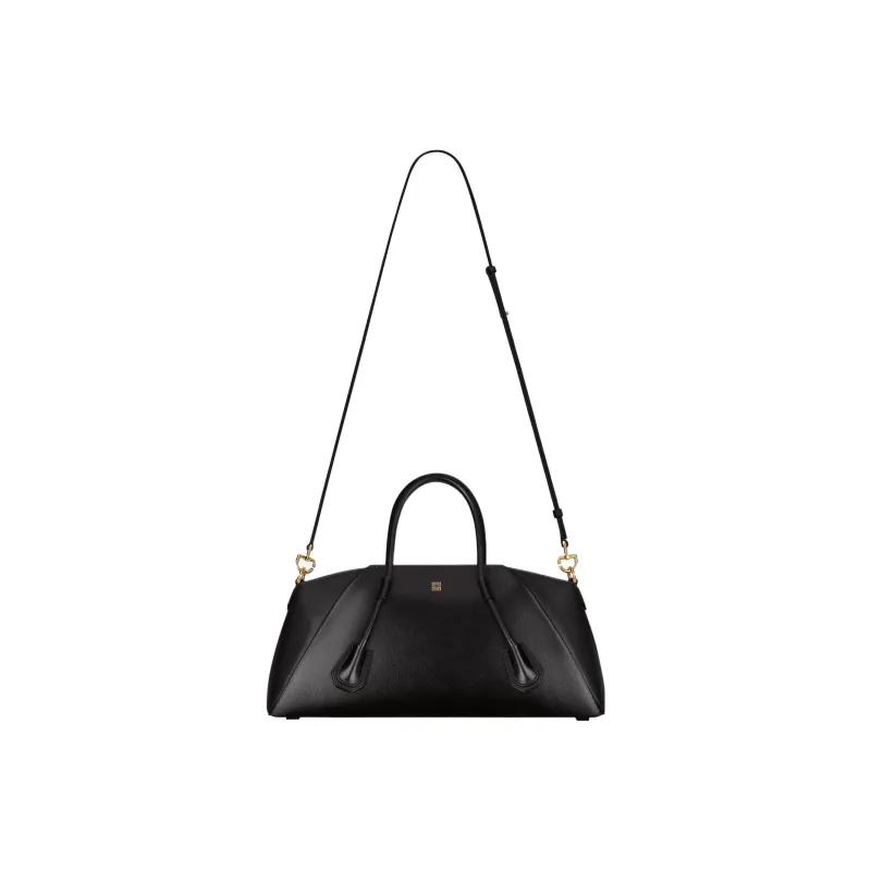 GIVENCHY Antigona Smooth Cow Leather Shoulder Bag Crossbody Bag Handbag Small Size Women's Black-3