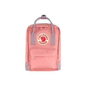 Fjallraven Kanken Backpack Outdoor Bag Polyester 7.5L Pink Long Stripes Unisex