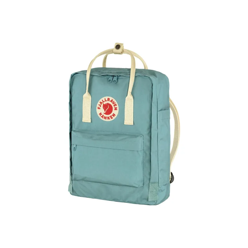 Fjallraven Kanken 16L Outdoor Bags Vinylon Sky Blue & Oak Unisex-1