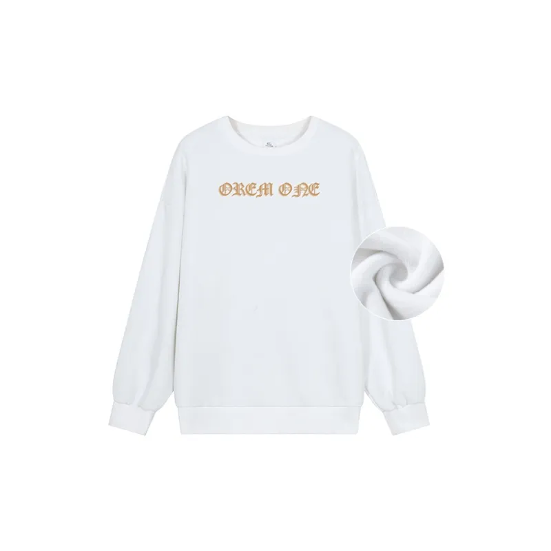 OREM ONE Crew Neck Loose Fit Sweatshirt Fall Unisex-27