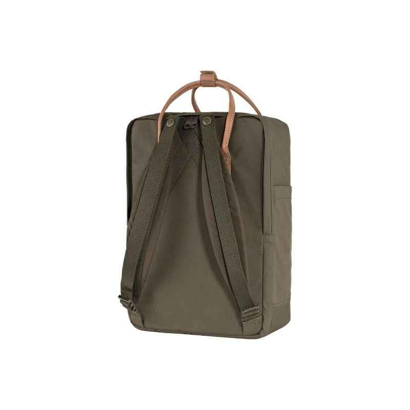 Fjallraven Kanken Polyester Backpack Laptop Bags Unisex Black Olive-2