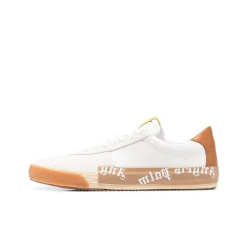 PALM ANGELS Stylish Skateboarding Shoes Men's White Orange