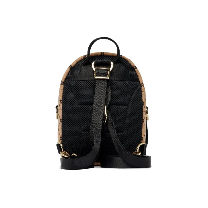 MLB Monogram Collection Polyester Backpack Mini Women's Khaki-3