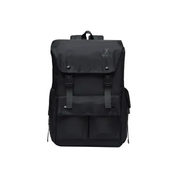 KONADCT Oxford Backpack Large Size Unisex Black Gray