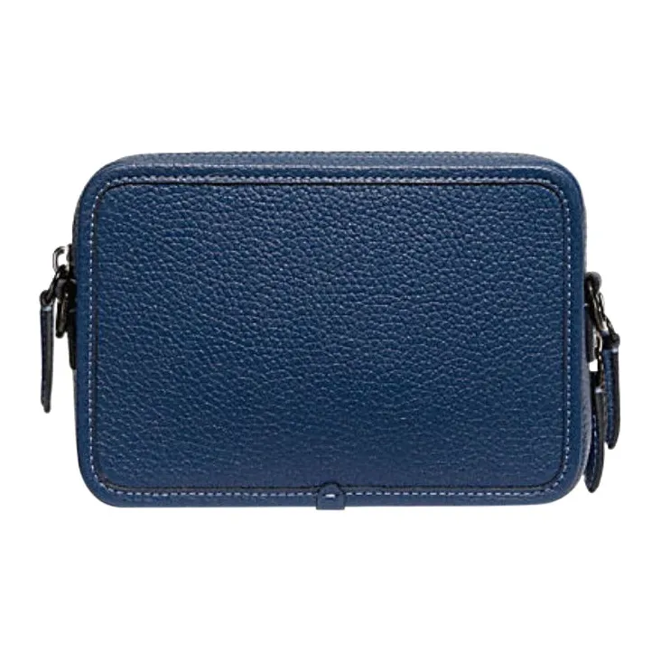 COACH Charter Cow Leather Combo Bag, Shoulder Bag, Crossbody Bag Trumpets Men's Dark Blue-1
