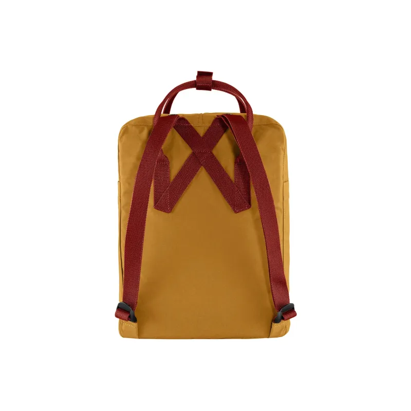 Fjallraven Kanken Nylon Sports Bag Regular Unisex Walnut Color/Bull Red-2