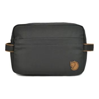 Fjallraven Polyester Toiletry Bag Makeup Bag Unisex Black Gray Color