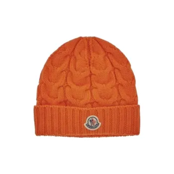Moncler Wool Beanies Kids' Orange
