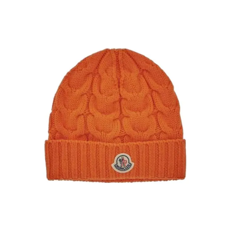 Moncler Wool Beanies Kids' Orange-0