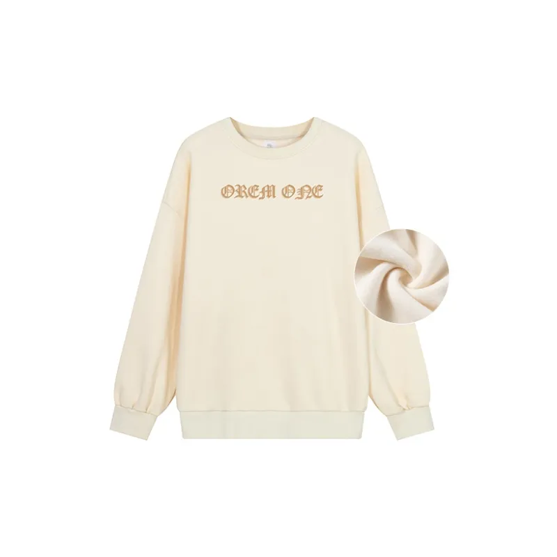 OREM ONE Crew Neck Loose Fit Sweatshirt Fall Unisex-40