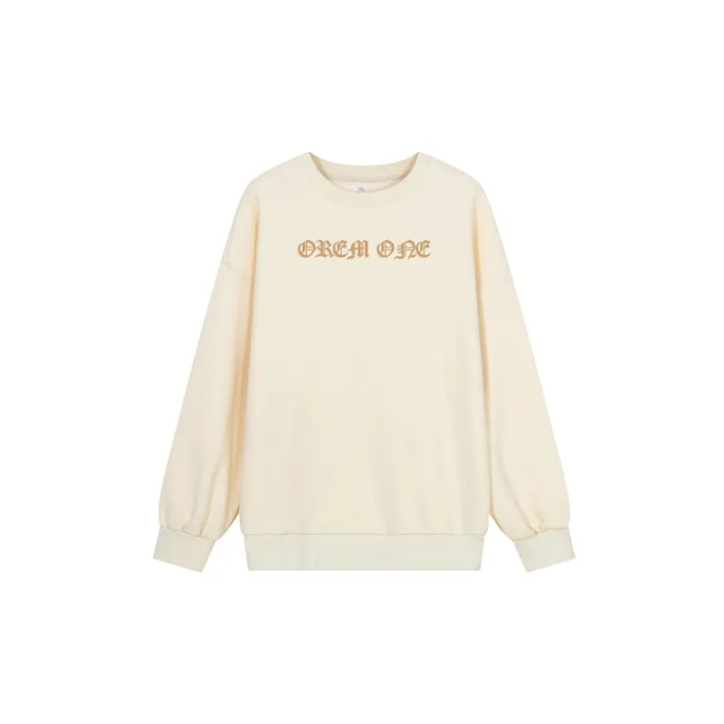 OREM ONE Crew Neck Loose Fit Sweatshirt Fall Unisex-14