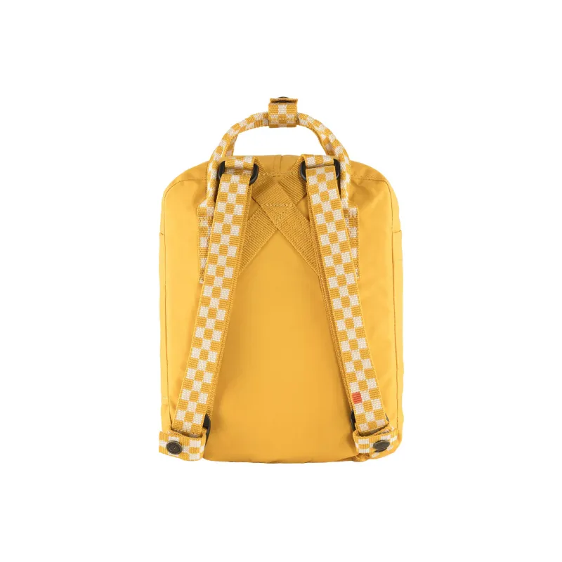 Fjallraven Kanken Vinylon Sports Backpack Mini Unisex Ochre/Chessboard-2