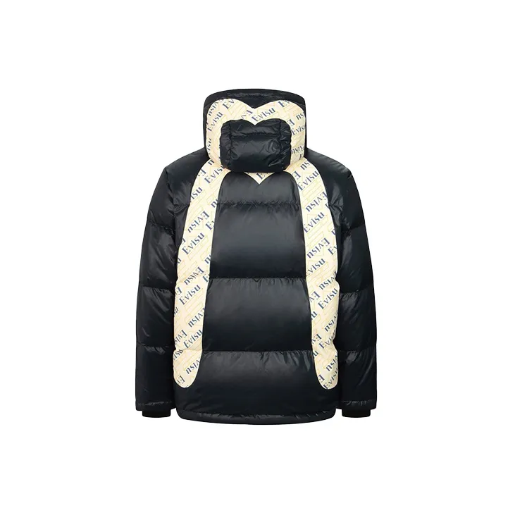 EVISU FW22 Down Jacket Men's Black-1