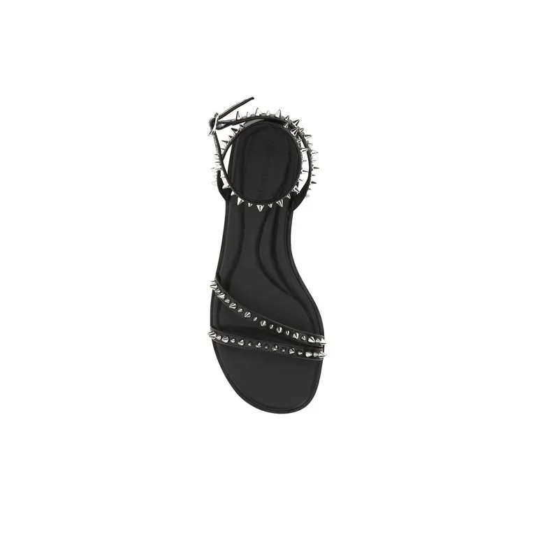 Alexander McQueen One Strap Sandals Women's Black-3