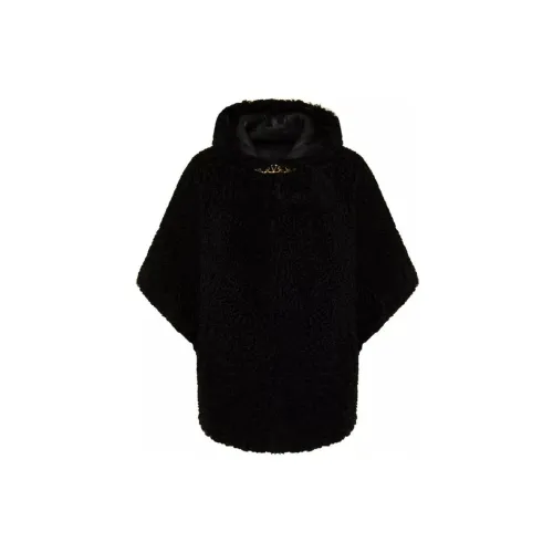 Valentino Cloaks Women's Black