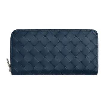 Bottega Veneta Intrecciato Zip Around Wallet