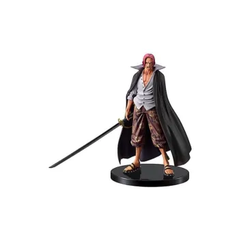 BANPRESTO Shanks Glass Factory Ichiban Kuji One Piece Red Hair 16.5cm Bonus Gifts