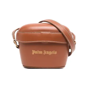PALM ANGELS Mini Crossbody Bag 'Brown'