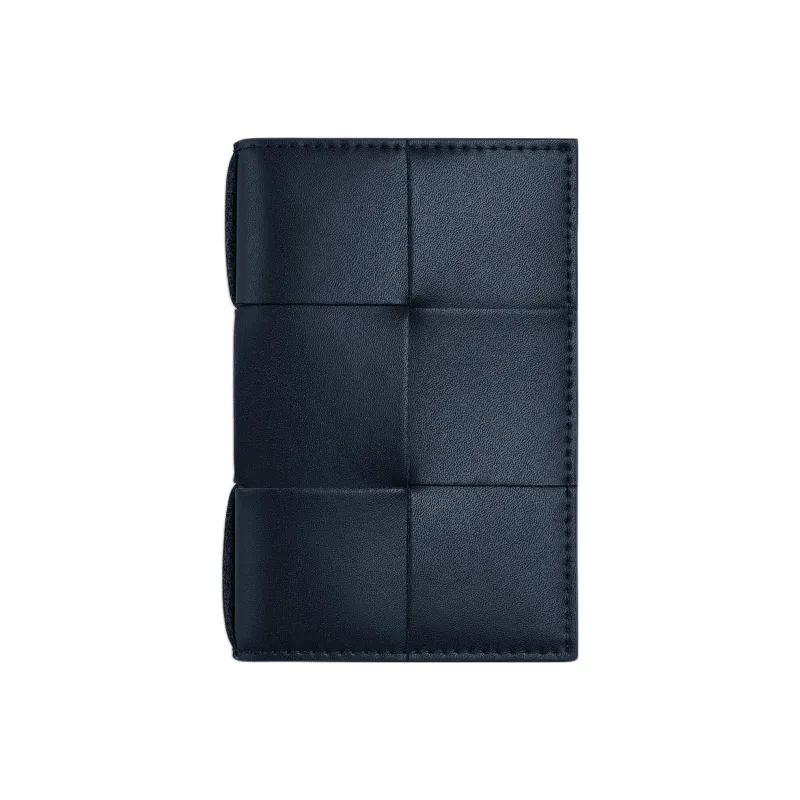 Bottega Veneta Cow Leather Wallet, Card Holder Men's Space Gray-0