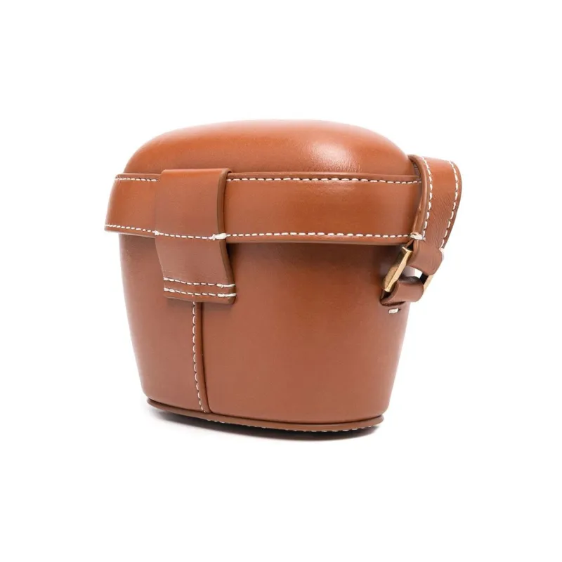 PALM ANGELS Mini Crossbody Bag 'Brown'-1