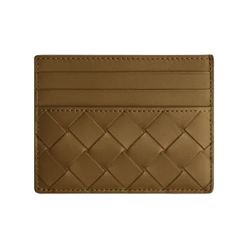 Bottega Veneta Cow Leather Card Holder Men's Acorn
