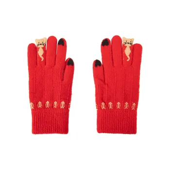 BAIJUAN Knit Gloves Unisex