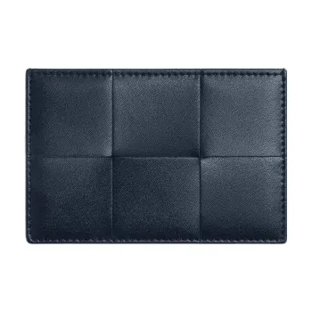 Bottega Veneta Cow Leather Card Holder Men's Space Gray