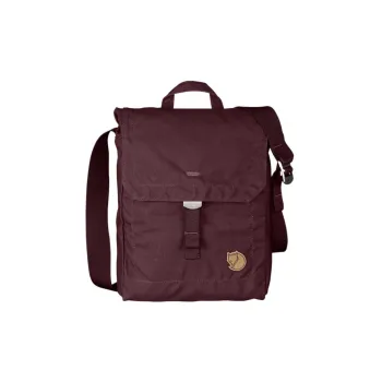 Fjallraven Cotton Portable Crossbody Bag, Shoulder Bag Unisex Dark Brown Purple