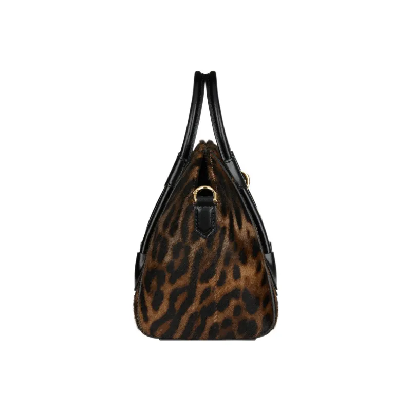 GIVENCHY Antigona Calfskin Shoulder Bag Crossbody Bag Handbag Mini Women's Leopard-1