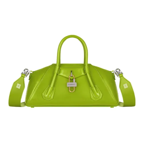 GIVENCHY Antigona Smooth Split Cow Leather Shoulder Bag Crossbody Bag Handbag Mini Women's Green