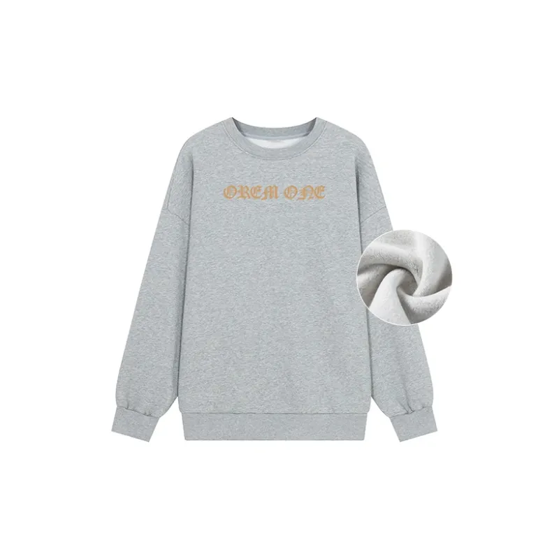 OREM ONE Crew Neck Loose Fit Sweatshirt Fall Unisex-38