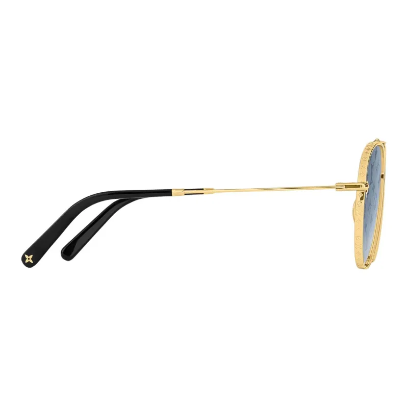 LOUIS VUITTON Pilot Sunglasses Unisex Gold-2