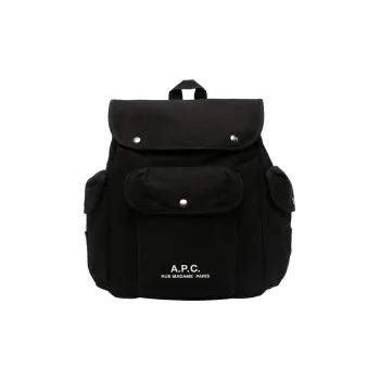 A.P.C Cotton Backpack Men's Black