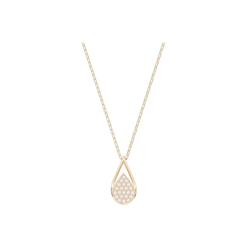 Swarovski Ginger Rose Gold Tone Plated, Crystal Necklaces Women's Rose Gold-0