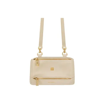 GIVENCHY Pandora Calfskin Shoulder Bag Crossbody Bag Mini Women's Beige