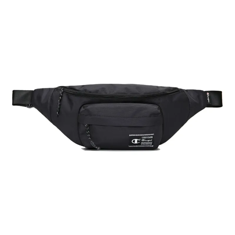 Champion Fabric Dumpling Bag One Shoulder Crossbody Fanny Pack Medium Size Unisex Black/Khaki/Green/Dark Khaki-0
