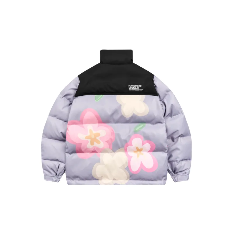 HARSH AND CRUEL Puffer Jacket Unisex Multicolor-16