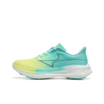 HEALTH Cushioned Slip Resistant Breathable Low Top Marathon Sprint Running Shoes Unisex Lemon