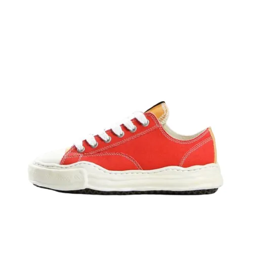 MIHARA YASUHIRO Peterson Low Top Stylish Skateboarding Shoes Unisex Blue Orange