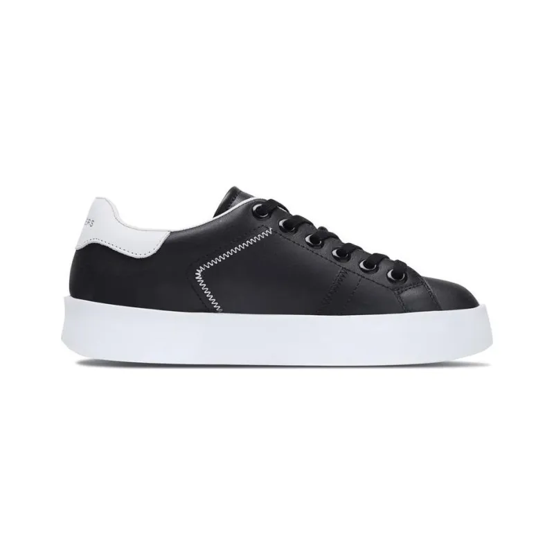 Skechers Traffic Anti-Slip Wear-Resistant Low-Top Skateboard Shoes Women's Black White-1