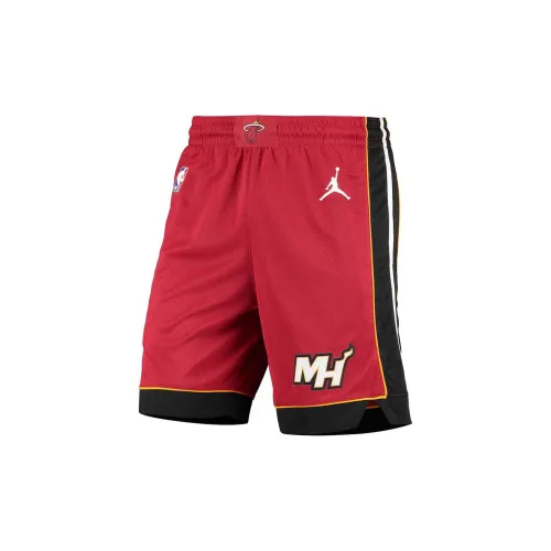 Jordan Miami Heat Statement Edition Basketball Shorts Men Red