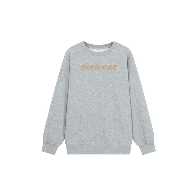 OREM ONE Crew Neck Loose Fit Sweatshirt Fall Unisex-12