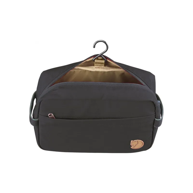Fjallraven Polyester Toiletry Bag Makeup Bag Unisex Black Gray Color-3