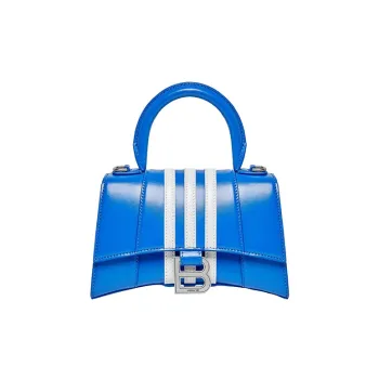 Balenciaga X Adidas Hourglass Xs Box Handbag Blue